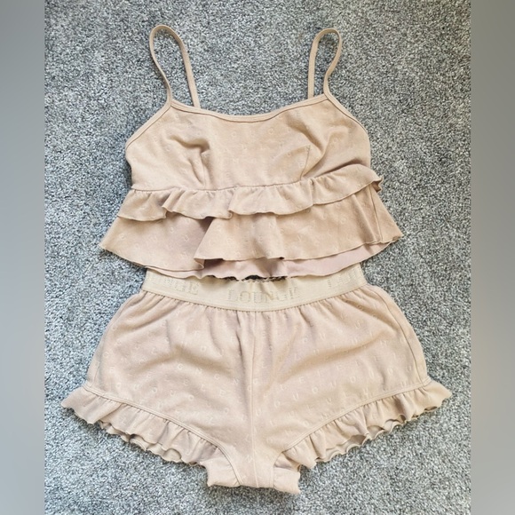 LOUNGE Frill Pyjama Set - Picture 4 of 4